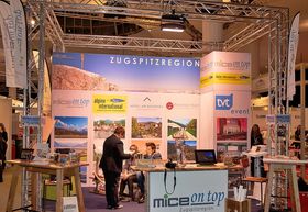 Messestand tvt-tex 5m x 3m, 3,5m hoch 1 / 1